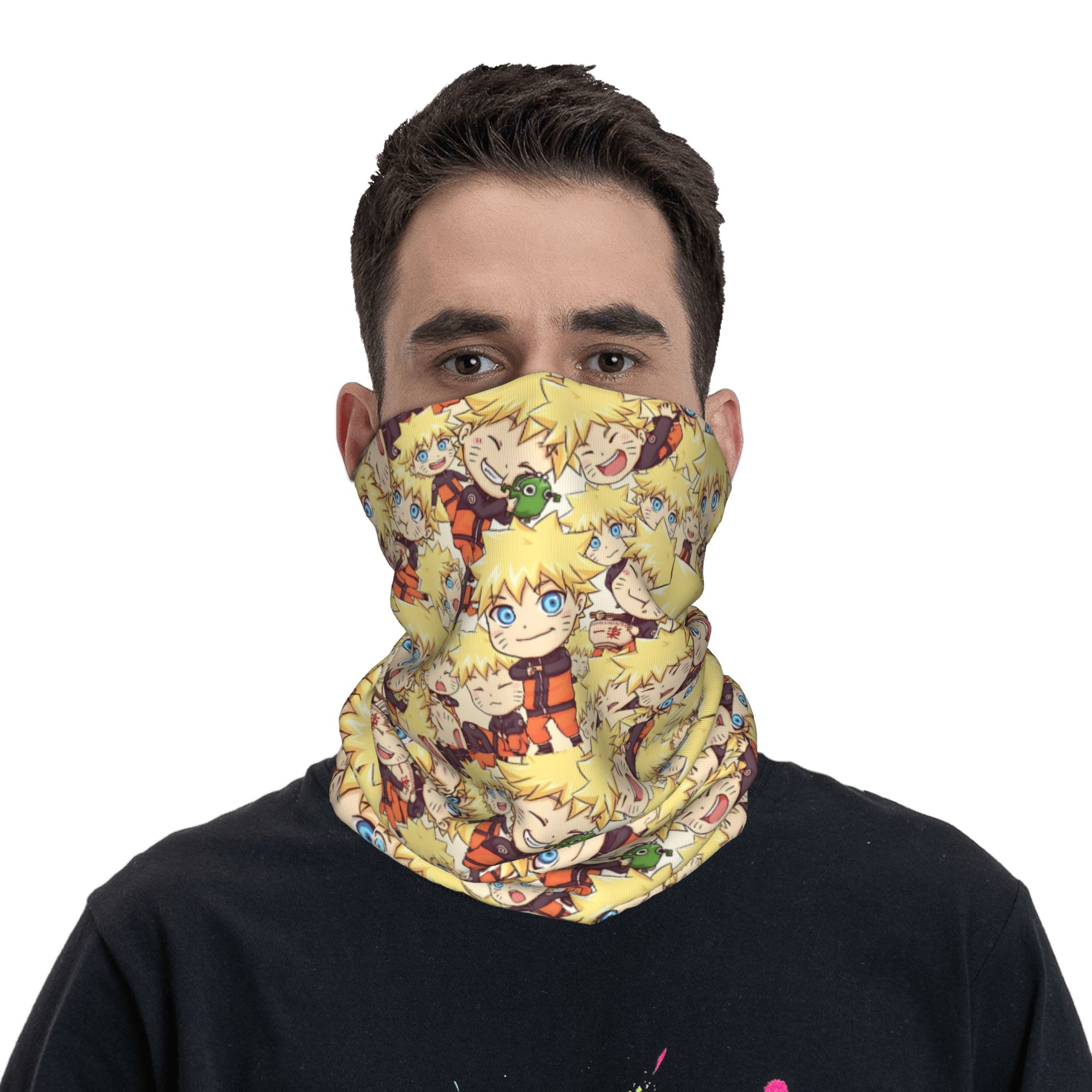 Neck Warmer Tube - Faixa de Pescoço Multifuncional Personalizada Naruto