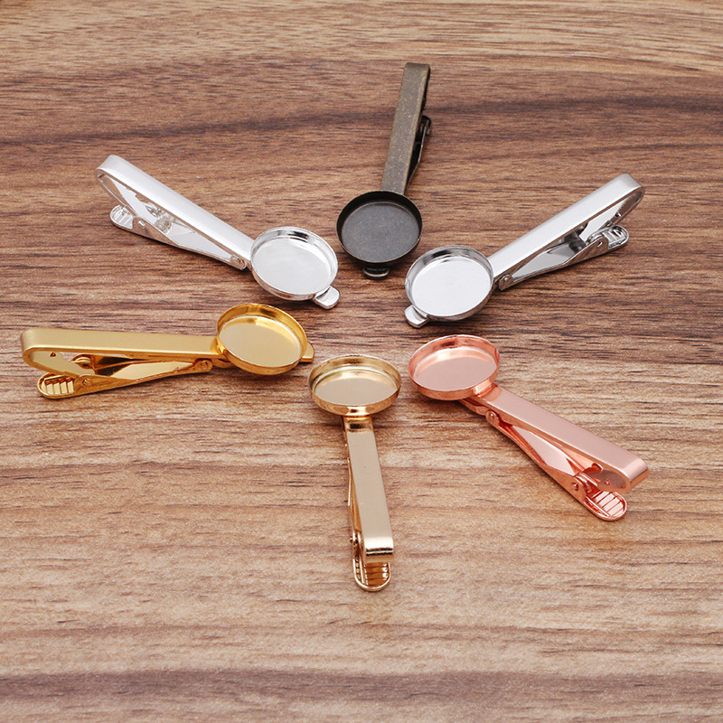 Tie Bar Set Gift - 50 peças de clipes de gravata