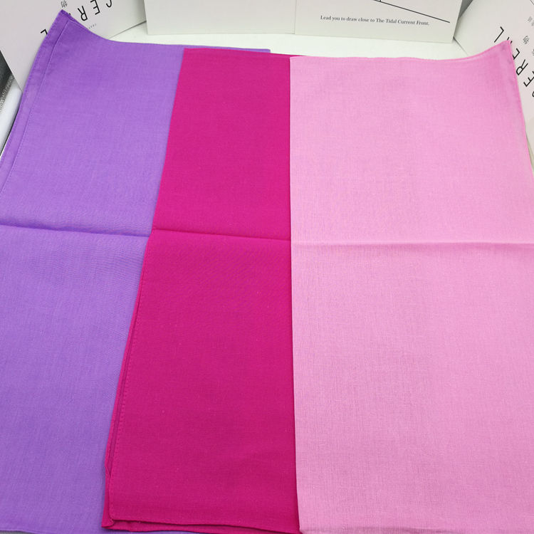 Bandana Cotton - Algodão puro cor turbante hip-hop unissex