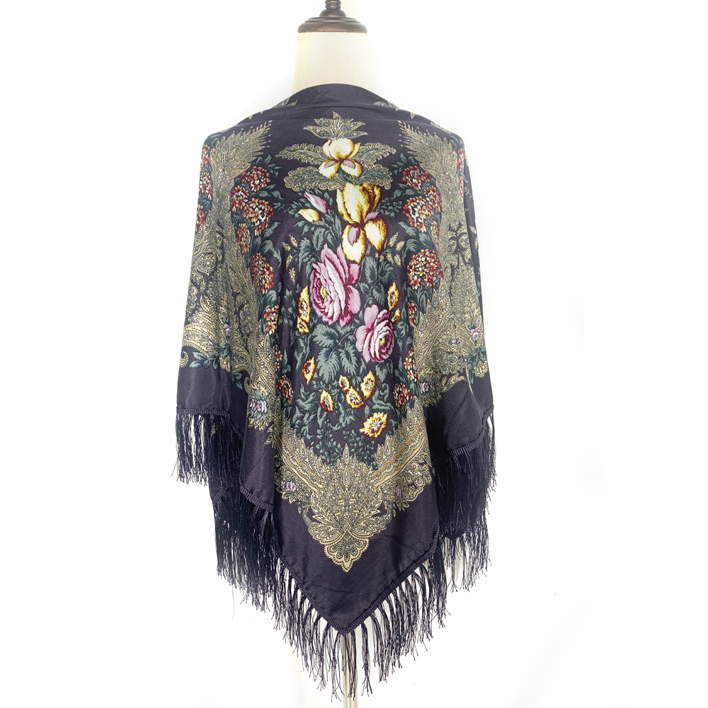 Bandana Cotton - Lenço quadrado com estampa floral para