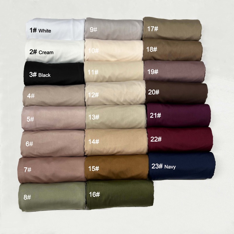 Bandana Cotton - Lenço Hijab Líquido Premium E2, Xale,