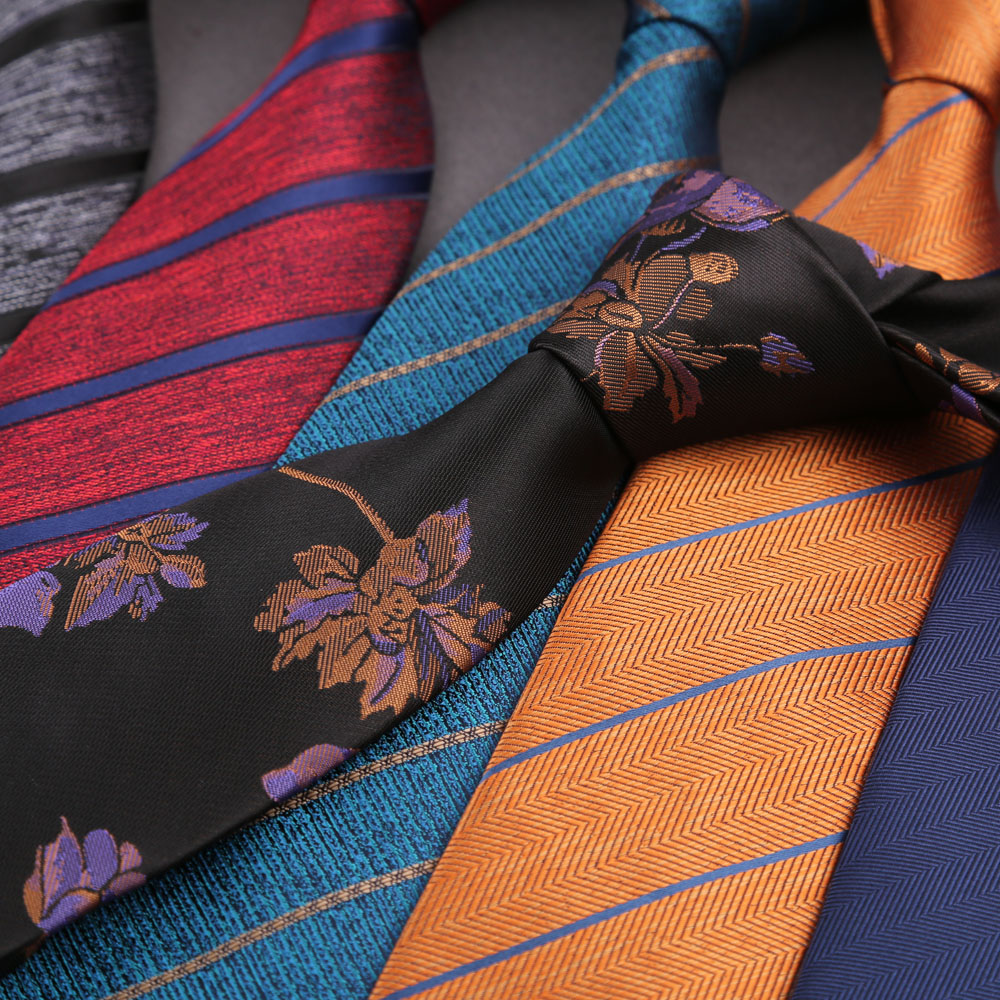 Negócios casuais grandes 8cm g - Silk Tie Striped avaliação e preço