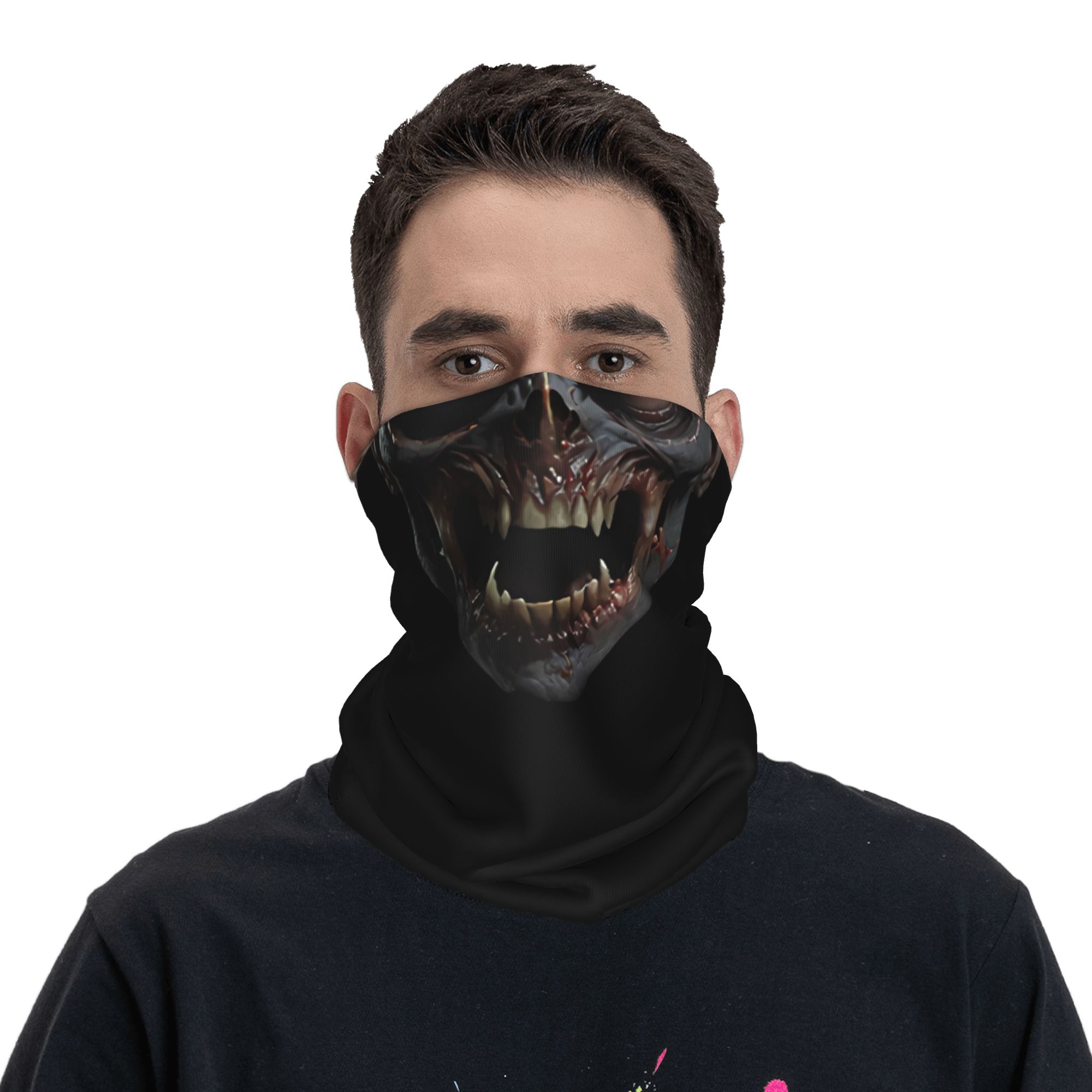 Bandana com estampa de caveira - Neck Warmer Tube avaliação e preço