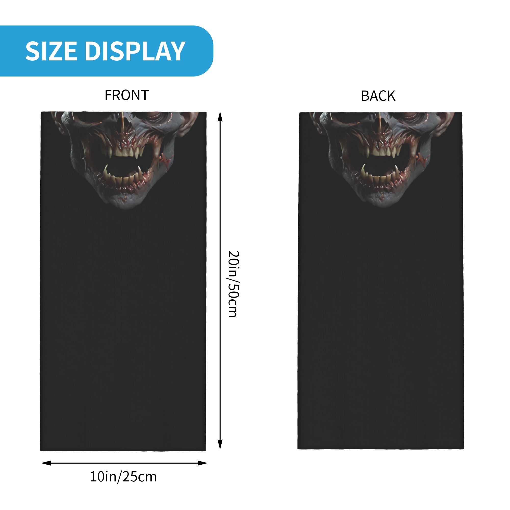 Bandana com estampa de caveira - Neck Warmer Tube avaliação e preço