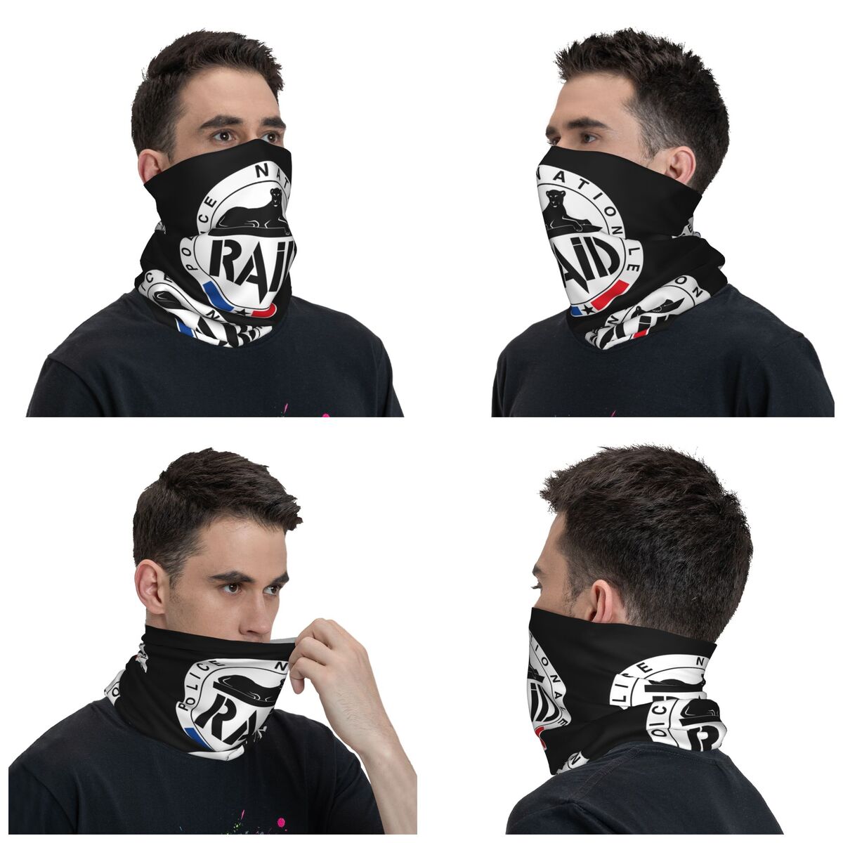 França raid polícia francesa i - Neck Warmer Tube avaliação e preço