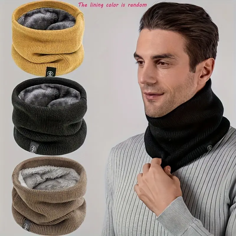 Lenço de malha quente engrossa - Neck Warmer Tube avaliação e preço
