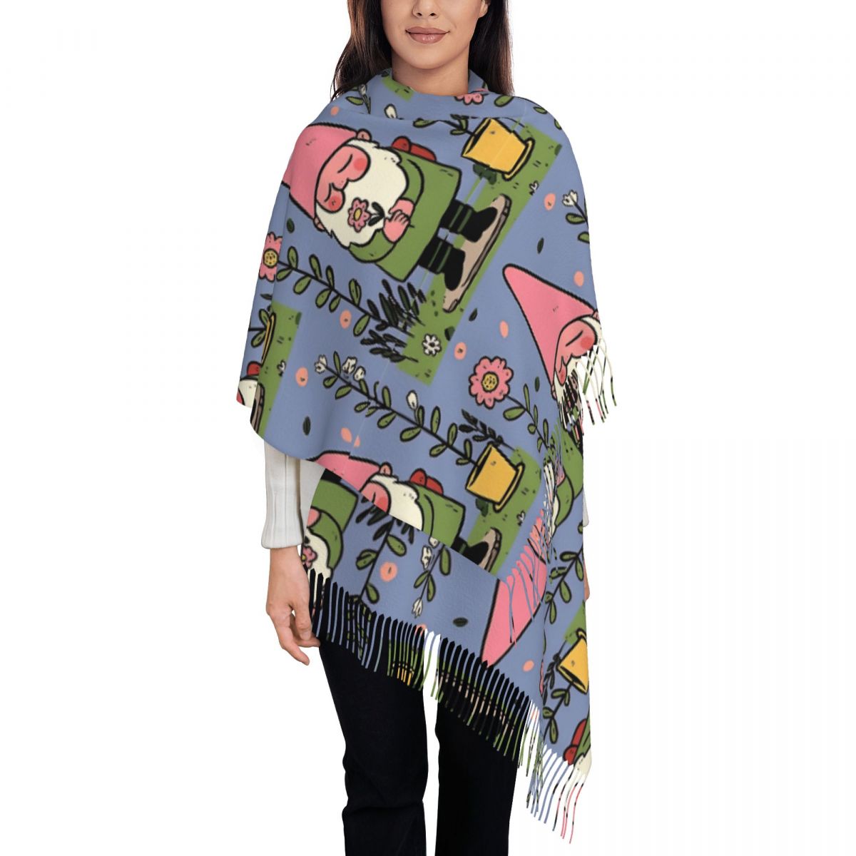 Xales gnome de jardim mítico p - Pashmina Wrap Large avaliação e preço