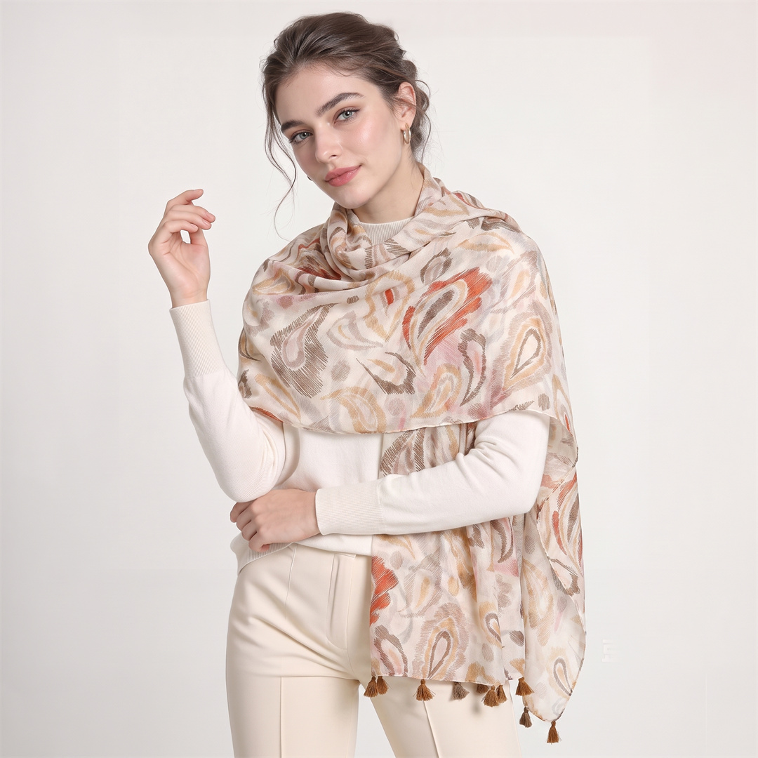 Lenço de Marca de Luxo, Xale d - Pashmina Wrap Large avaliação e preço