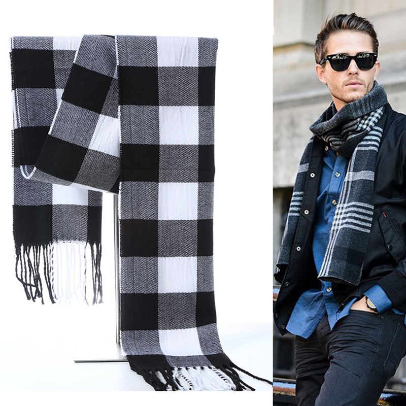 Inverno masculino cachecol xad - Muffler Men Wool avaliação e preço