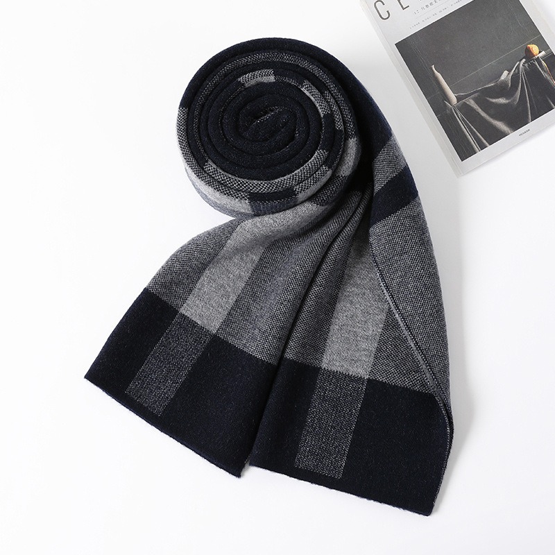 Lenço de luxo homem inverno ca - Muffler Men Wool avaliação e preço