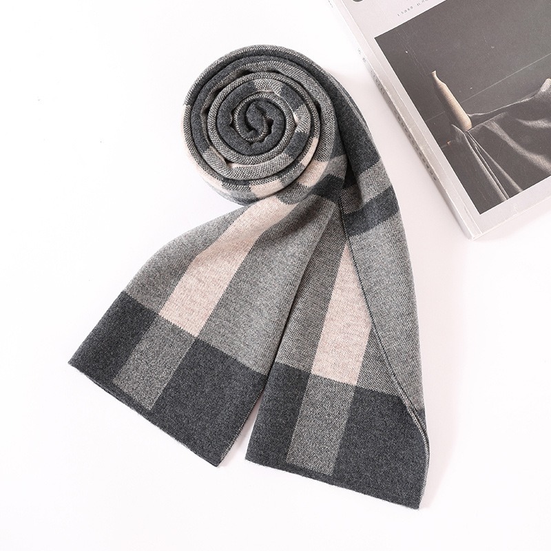 Lenço de luxo homem inverno ca - Muffler Men Wool avaliação e preço