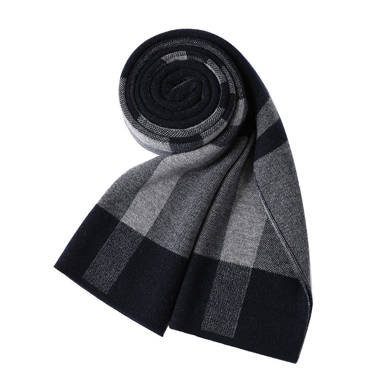 Lenço de luxo homem inverno ca - Muffler Men Wool avaliação e preço