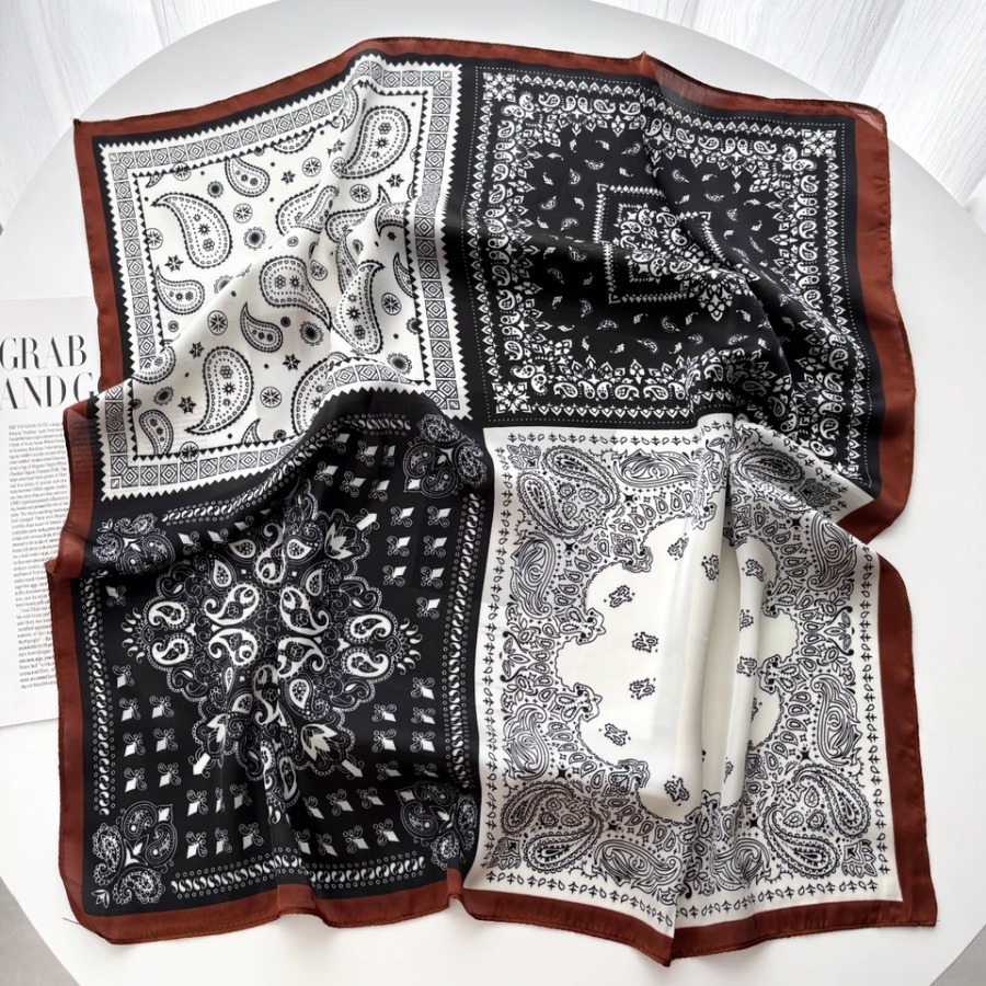 2025 Lenço Quadrado de Seda pa - Bandana Cotton avaliação e preço
