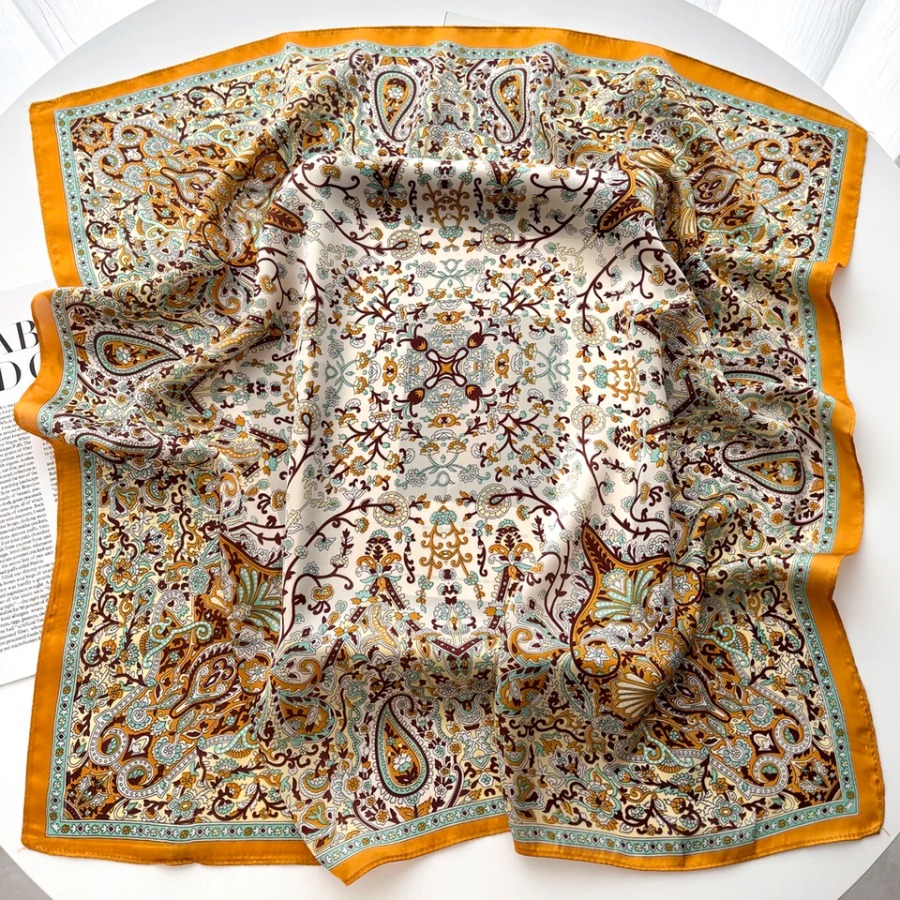 2025 Lenço Quadrado de Seda pa - Bandana Cotton avaliação e preço
